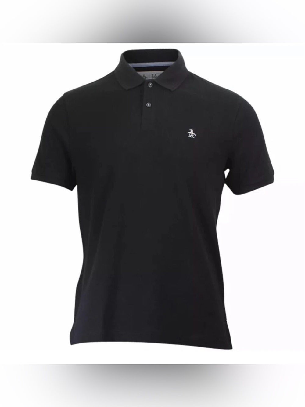 Original Penguin Daddy Polo Black Short Sleeve Cotton Shirt Men’s Sz S Small NWT